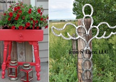 10 Wonderful Garden Accents Created from Recycled Materials fi