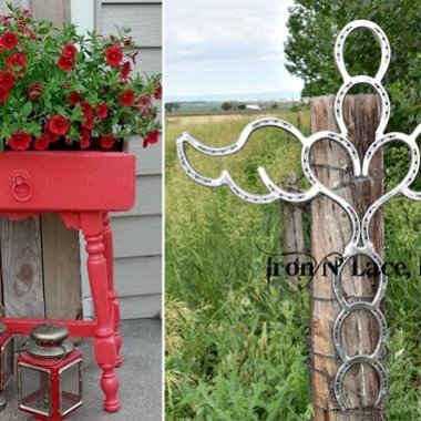 10 Wonderful Garden Accents Created from Recycled Materials fi