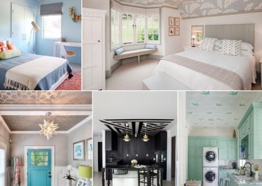 11 Reasons to Use Wallpaper on a Ceiling fi