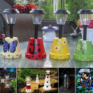 13 DIY Solar Lamp Ideas for Your Garden fi