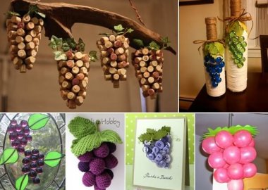 13 Super Cool Grape Crafts to Make This Spring fi