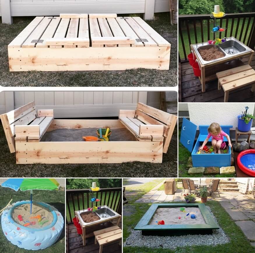 DIY Sand Box
 35 Cool DIY Sand Box Ideas for Your Kiddos
