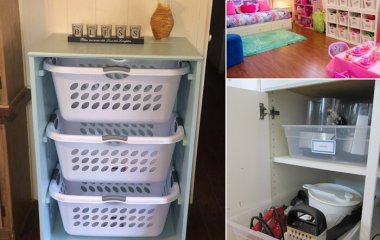 Organize Your Home with Plastic Bins and Baskets fi