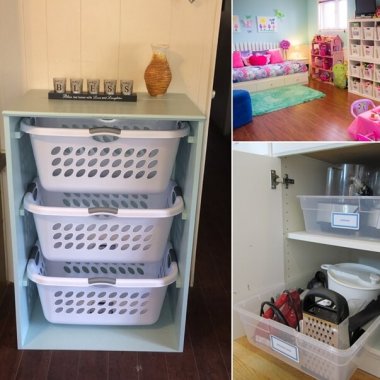 Organize Your Home with Plastic Bins and Baskets fi