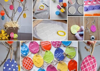 These Salt Dough Easter Egg Ornaments Are So Adorable fi