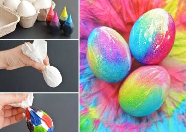 These Tie Dye Easter Eggs are Simply Wonderful fi
