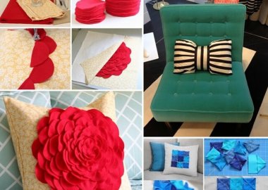 10 Chic DIY Decorative Pillow Ideas fi