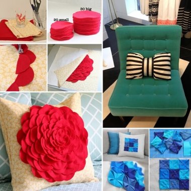 10 Chic DIY Decorative Pillow Ideas fi