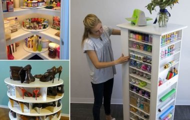 10 Clever Rotating Storage Ideas That Will Save Space fi