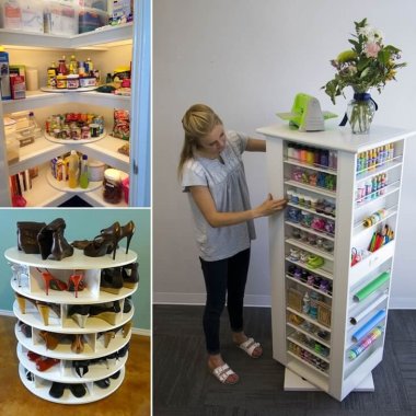 10 Clever Rotating Storage Ideas That Will Save Space fi
