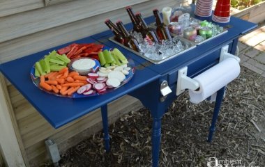 10 Clever Ways to Recycle an Antique Sewing Table fi