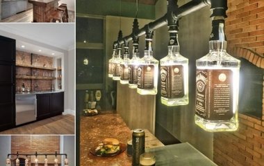 10 Cool and Creative Home Bar Lighting Ideas fi