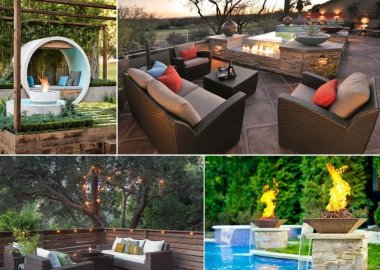 10 Water Feature and Fire Pit Combos You Will Admire fi