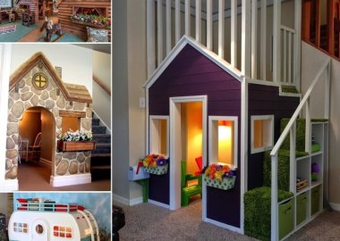 13 Cute and Creative Indoor Playhouse Ideas fi