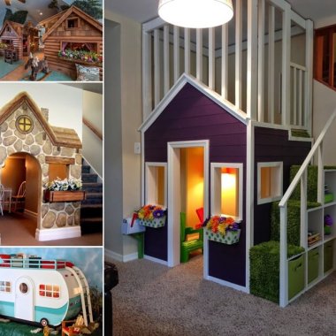 13 Cute and Creative Indoor Playhouse Ideas fi