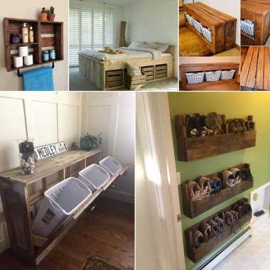 15 Clever Pallet Storage Projects for Your Home fi