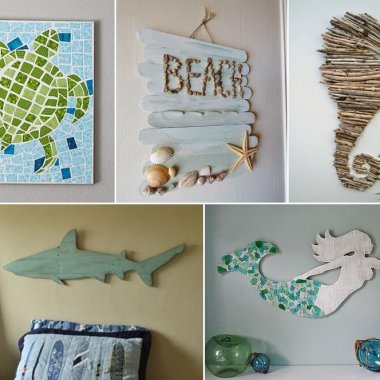 29 Superb DIY Coastal Wall Art Ideas fi