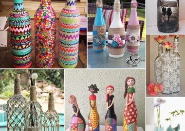 Creative Ways to Decorate Glass Bottles fi