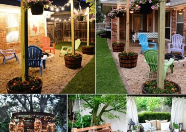 Decorate Your Home's Outdoor Area with Wine Barrels fi