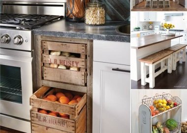 Decorate Your Kitchen in Charming Farmhouse Style fi