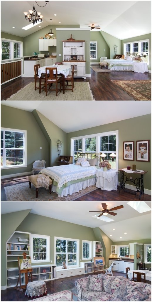 Inspiring and Clever Attic Apartment Designs