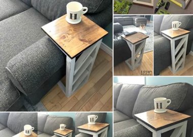 This DIY Sofa Table is Simply Awesome fi
