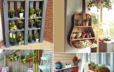 Unique Planter Shelf Ideas for Your Home and Garden fi