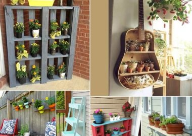 Unique Planter Shelf Ideas for Your Home and Garden fi