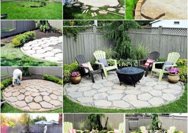 This Fire Pit Patio is a Perfect Addition to Your Backyard fi