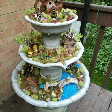 15 Magical Recycled Fairy Garden Ideas fi