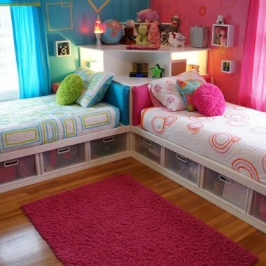 Amazing 2 Single Beds Room Ideas fi