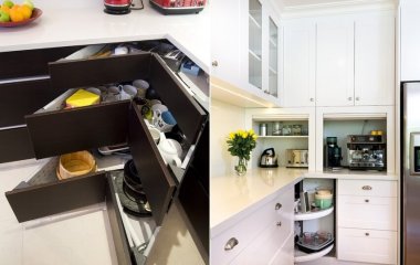 Clever Storage Ideas for Corner Kitchen Cabinets fi