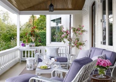 Decorate Your Front Porch with Whimsical White fi