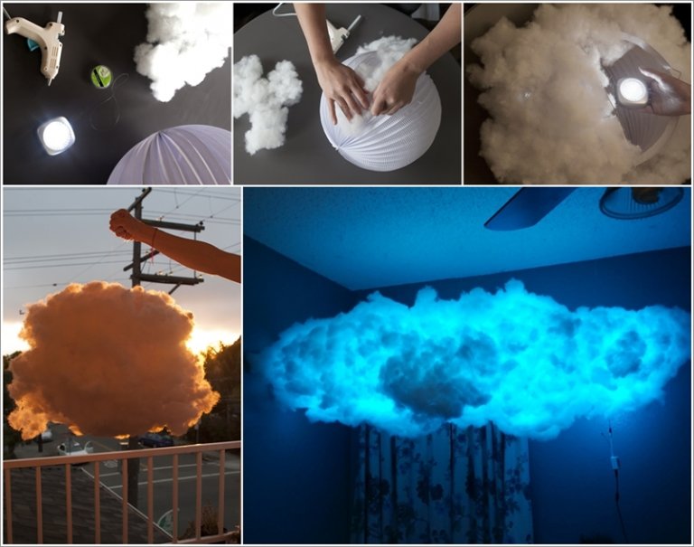 Make a Whimsical Cloud Light for Your Room