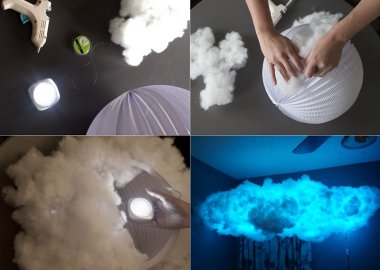 Make a Whimsical Cloud Light for Your Room fi