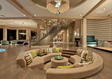 Stunning Sunken Living Room Designs fi