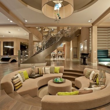 Stunning Sunken Living Room Designs fi