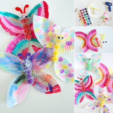 These Paper Plate Butterflies are Simply Adorable fi