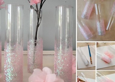 These Pink Glitter Vases are So Charming fi