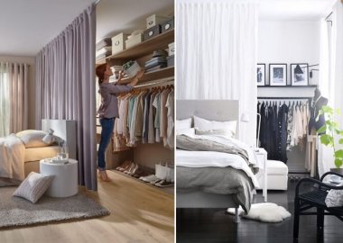 Use Curtains as Room Dividers fi