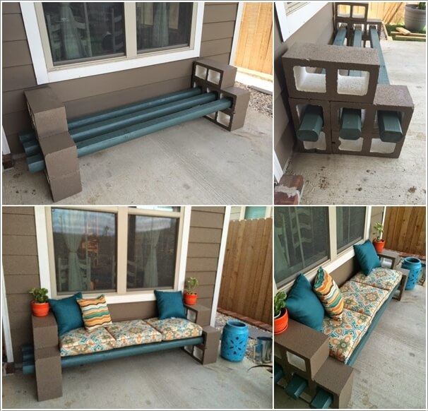 10 Awesome DIY Front Porch Bench Ideas