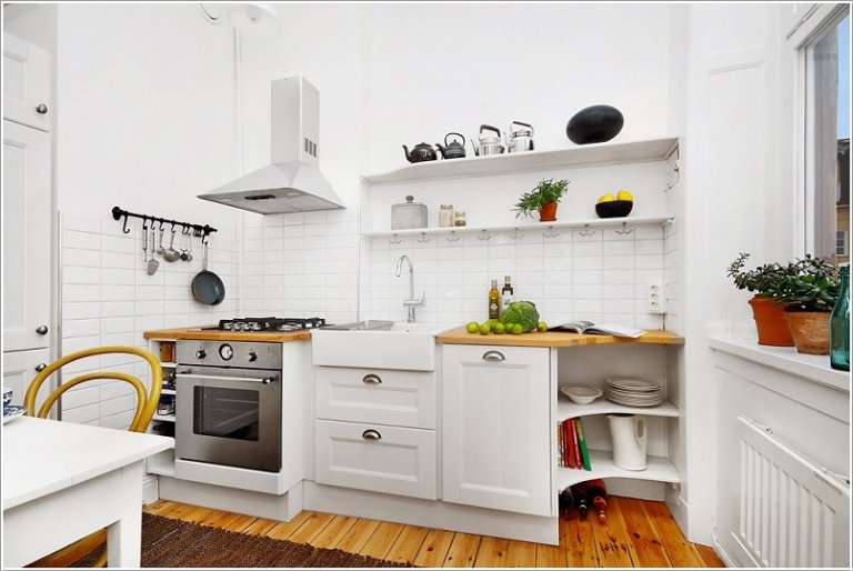 10 Wonderful Near Stove Storage Ideas