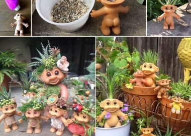 How Adorable Are These Troll Succulent Planters fi