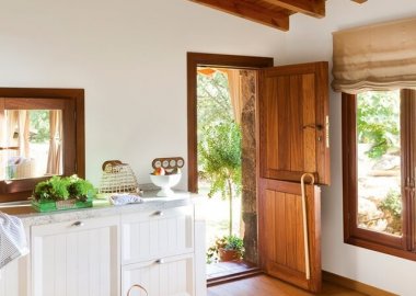 How Beautiful Are These Kitchen Exit Doors fi