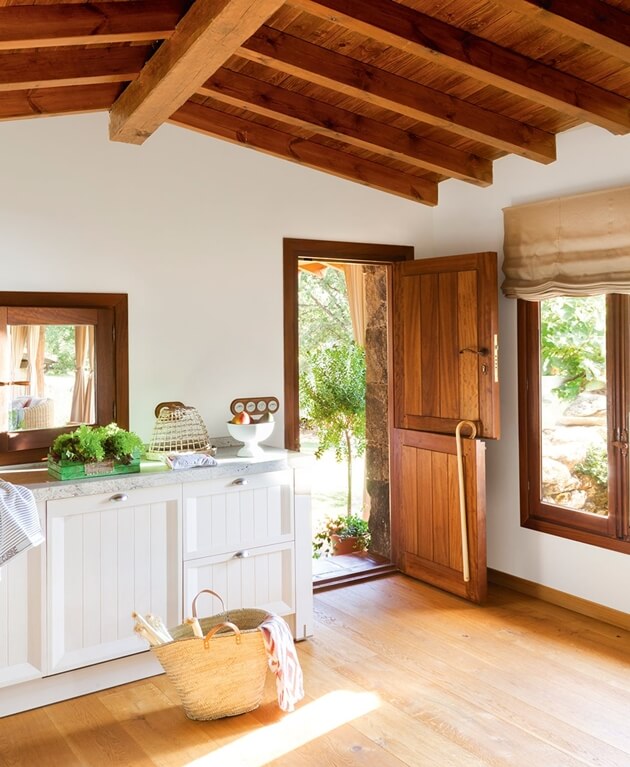 How Beautiful Are These Kitchen Exit Doors!