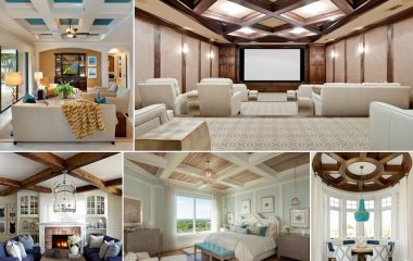 10 Amazing Coffered Ceiling Ideas fi