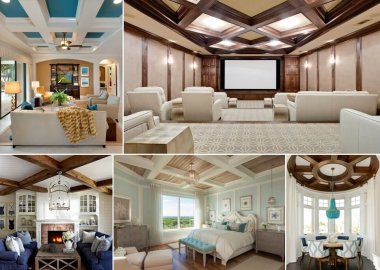 10 Amazing Coffered Ceiling Ideas fi