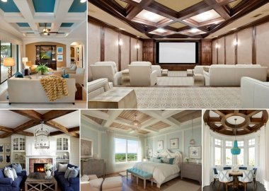 10 Amazing Coffered Ceiling Ideas fi