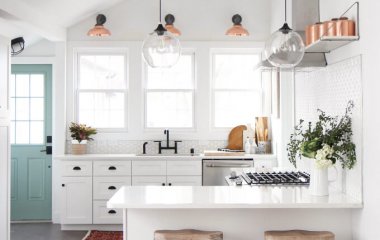 Kitchen with Copper Accents fi
