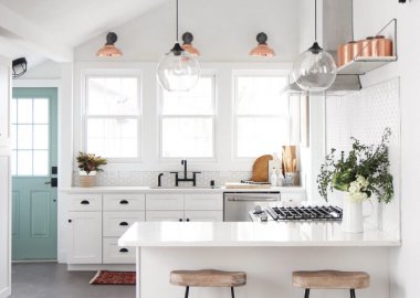 Kitchen with Copper Accents fi